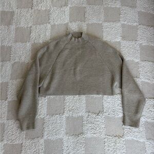 Mod Ref Taupe Cowl Neck Sweater
